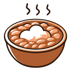 Baked Beans Cartoon Vector Illustration