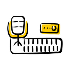 Keyboard Mic Icon