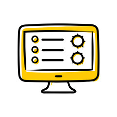 Monitor Settings Icon