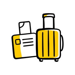 Suitcase Passport Icon