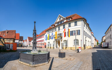 Altstadt, Mengen, Baden Wuerttemberg, Deutschland 