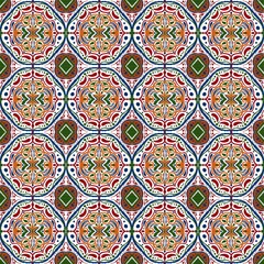 Colorful Moroccan Mosaic Pattern