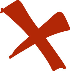 red cross mark