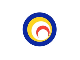 Graphic design with circle patterns 