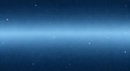 Blue gradient background with scattered white star particles