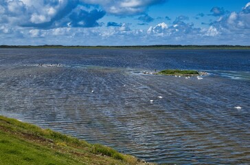 Sylt, Schleswig-Holstein, Fahradtour am Rantumbecken