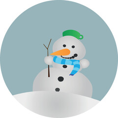 Flat Vector Cute Squirrel in Hollow in Tree. Adorable Cartoon Squirrel Character Icon Isolated on White Background.