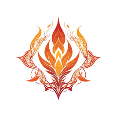 Sacred Geometry Flame