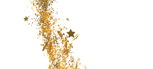 Sparkling gold stars on white. Perfect for holidays, celebrations, and more!