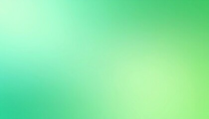 Obraz premium Dreamy Soft Green Gradient Background with Minimal Noise and Smooth Color Transition