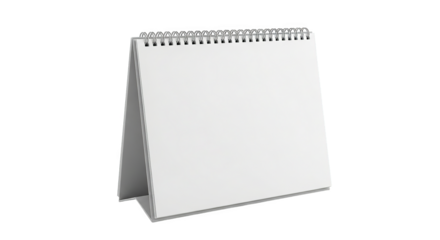 Blank Desk Calendar Mockup