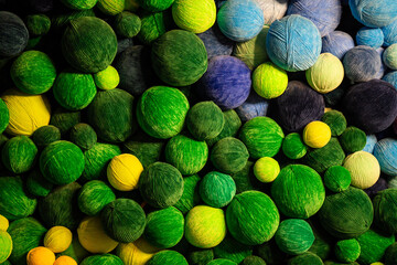 Home decor in different textures and colours