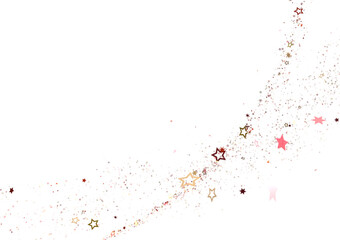 Enchanting 3D Gold Stars Rain: A Celestial Delight for the Eyes