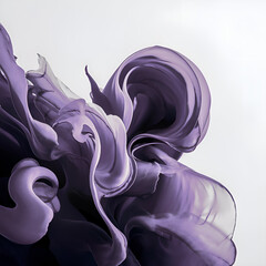 purple smoke on white background