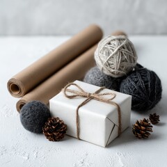 Simple gift wrapping supplies