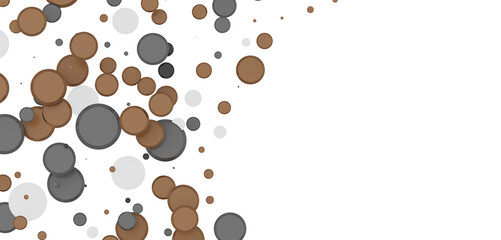 Obraz premium Confetti, paper triangle on the floor, fancy, colorful, celebration party