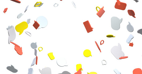 Network Communications with email symbol.