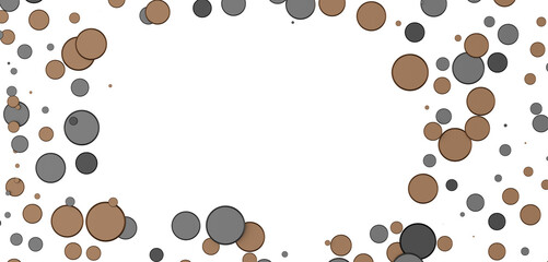 silver confetti explosion festive background