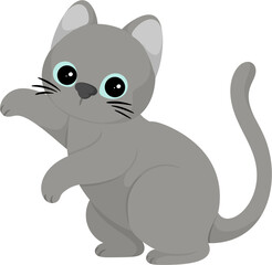 illustration russian blue