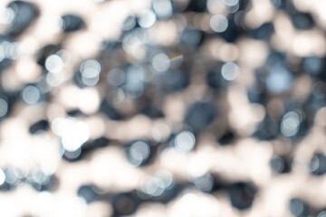 Abstract Geometry Blurred Beige Blue Background Berry Pattern