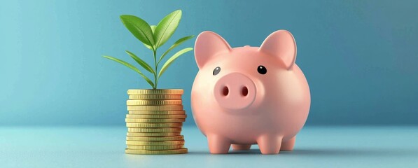 This image conveys the concept of prosperity and wealth accumulation.