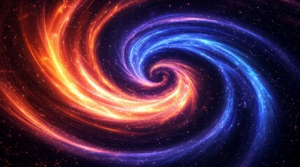 Obraz premium A vibrant visual of colorful vortex energy.