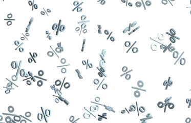 Blurred sale background. 3d