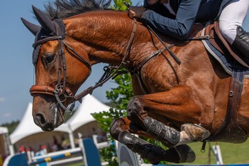 Horse Jumping - Equestrian Sports   themed photograph