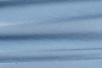 Abstract Blue Fabric Texture Background with Space for Text or Design