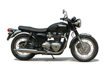 motorcycle isolated on white background