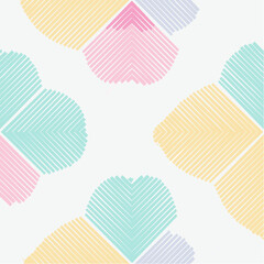 modern art vector geometric seamless pattern with diagonal fading lines