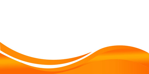 Vector orange line background curve element with white space for text and message design, overlapping layers, vector