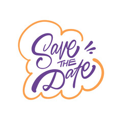 Save the date with our beautifully designed calligraphy for your upcoming events