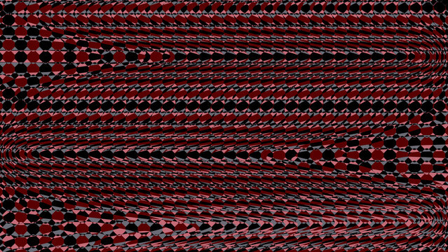 Abstract Red Distorted Pixel Pattern Background