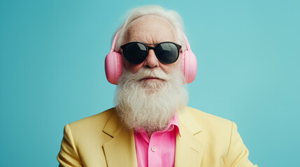 Portrait of a Stylish Older Man