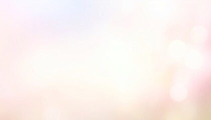 Soft Pastel Abstract Background with Blurred Bokeh and Gentle Color Gradient in a Delicate and Dreamy Composition