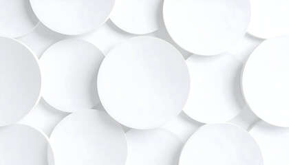 White Circle Pattern Background Texture