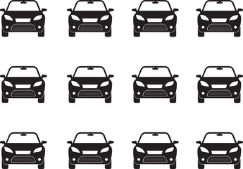 Obraz premium set of cars vector