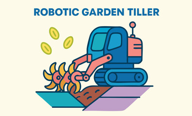 Robotic Garden Tiller