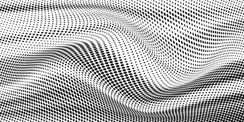 Basic halftone dots effect in black and white color. Halftone effect. Dot halftone. Black white halftone. MODERN