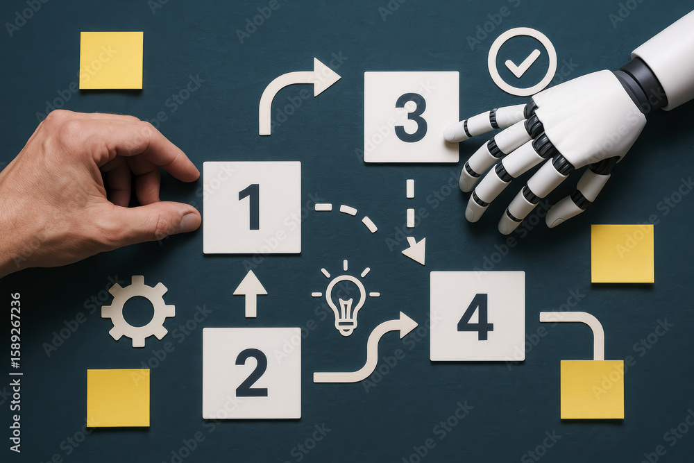 Poster strategic planning and decision making are illustrated through a collaborative workflow guided by se