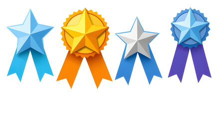 Obraz premium award star, achievement badge, star logo, star sticker, star symbol, star award, golden star badge, star graphic, star illustration, star insignia, star medal, decorative star, star label, star crest,
