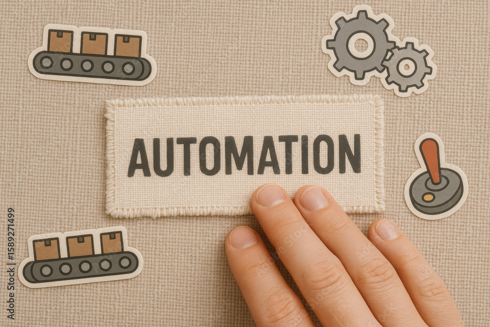 Poster a presents the concept workflow efficiency through mechanized processes and system integration