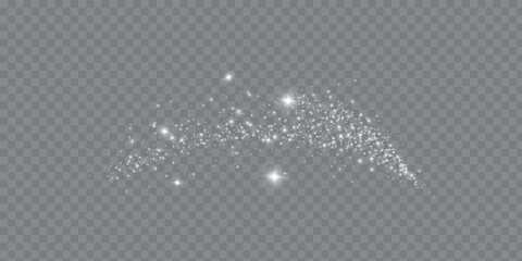 Bokeh light lights effect background. White png dust light.	
