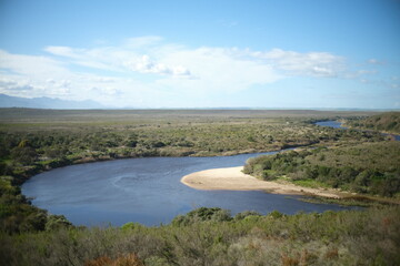 Obraz premium Scenic Breede River in Bontebok National Park, Swellendam