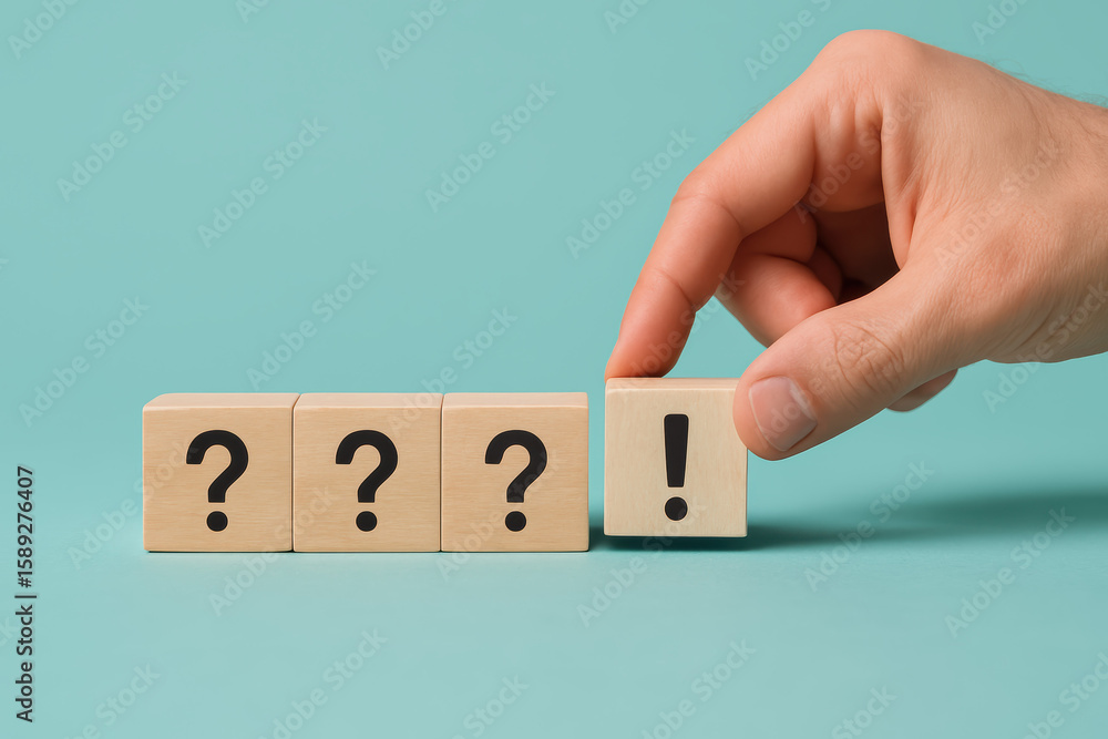 Poster resolving uncertainty is essential in business as completing the puzzle with clear solutions drives 