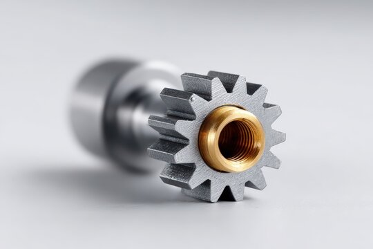 Gear assembly with precision metal detail