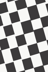 Black and white checkered pattern squares
