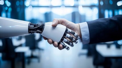 Exploring the partnership between humans and robots for future advancements.