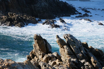 Majestic Coastal Rock Formations in Tsitsikamma National Park